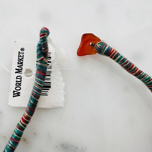 Multi-Stone Chip Bead Necklace-Boho Layered Style - Picture 4 of 6